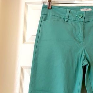 Mint Green Cropped Trousers